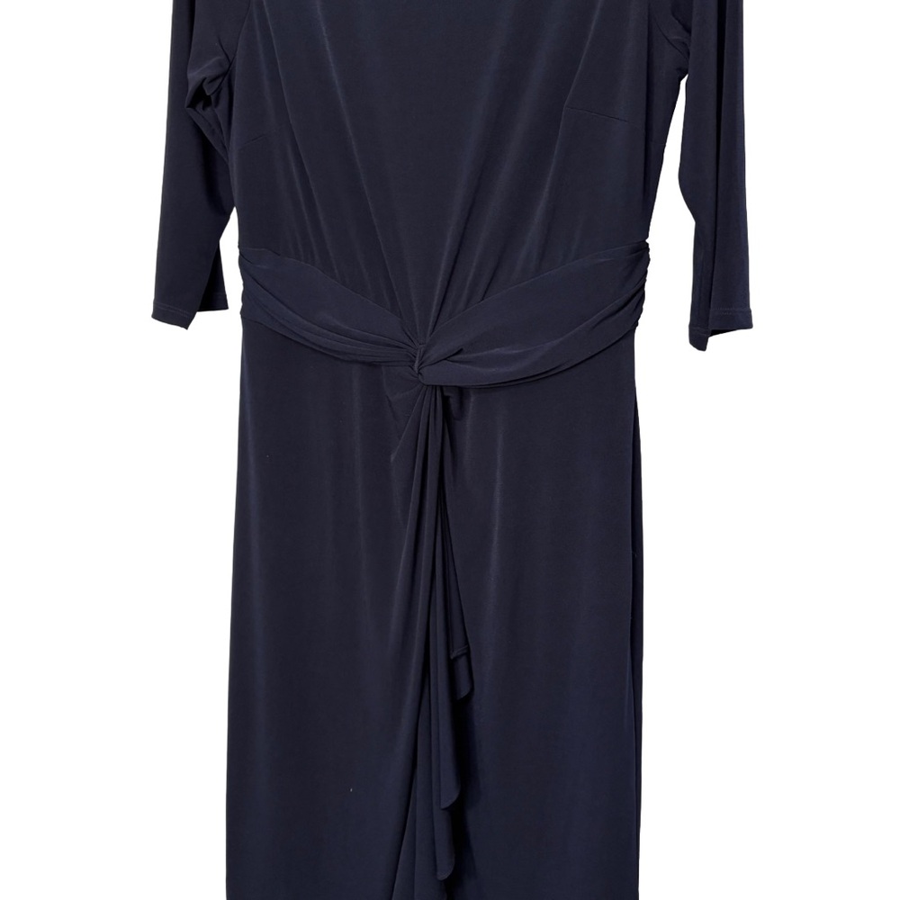 Coldwater Creek Drape Detail Knit Dress- Size 8 Petite. B47